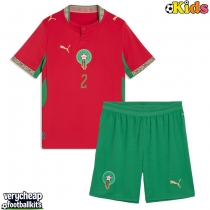 Morocco Achraf Hakimi #2 Replica Home Minikit World Cup 2026 Short Sleeve (+ pants)